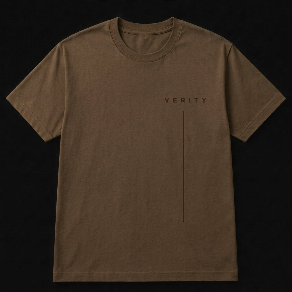The Line Tee — Stone