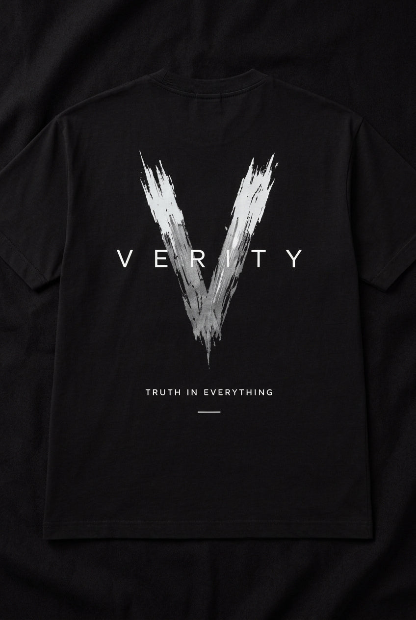 The Raw V Tee — Black