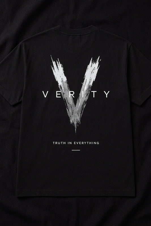 The Raw V Tee — Black